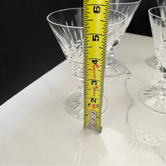 SET of 6 Tramore Claret Wine Glasses by Waterford Crystal - Picture 3 of 8
